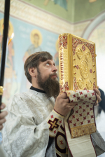 В праздник Преображения Господня управляющий Городецкой епархией возглавил Божественную литургию в Крестовоздвиженском монастыре села Быдреевка