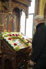 В праздник Преображения Господня управляющий Городецкой епархией возглавил Божественную литургию в Крестовоздвиженском монастыре села Быдреевка