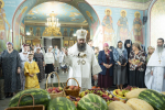 В праздник Преображения Господня управляющий Городецкой епархией возглавил Божественную литургию в Крестовоздвиженском монастыре села Быдреевка