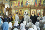 В праздник Преображения Господня управляющий Городецкой епархией возглавил Божественную литургию в Крестовоздвиженском монастыре села Быдреевка