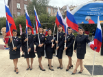 Судебные приставы приняли участие в торжествах в честь Дня Государственного флага