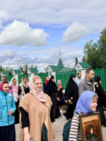 В Нижнем Новгороде состоялся традиционный крестный ход по трем монастырям с иконой Божией Матери «Страстная»