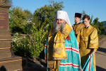 Освящение памятника Императору Николаю II в Серафимо-Дивеевском монастыре