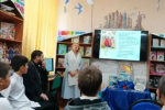Клирик Молитовского благочиния провел духовную беседу с читателями детской библиотеки имени А. В. Кольцова