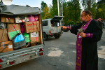 Клирик Автозаводского благочиния благословил отправку гуманитарного груза в зону СВО