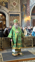 В Серафимо-Дивеевском монастыре богослужения совершил архиепископ Новогрудский и Слонимский Гурий