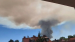 На Бору горит двухэтажный частный дом, площадь пожара — 220 кв. м